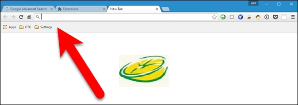 04 blank new tab page with bookmarks bar